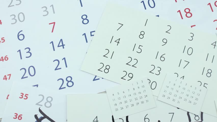 Sheets Of Calendars