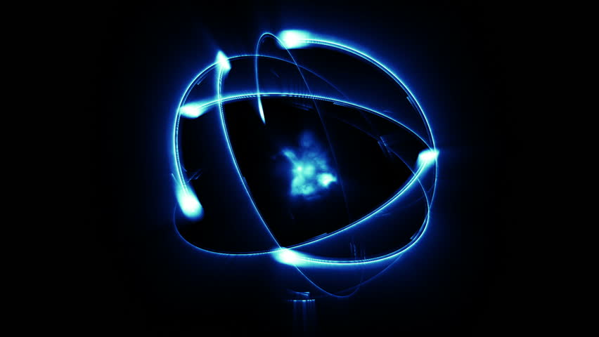 Revolving Atom Chemistry And Science Concept