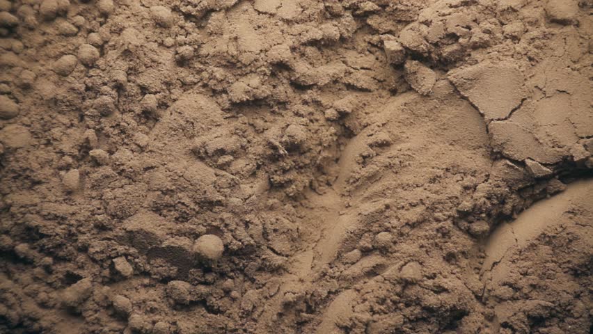 Pulsating Chocolate Cocoa Powder In Slow Motion Macro Close Up Coffee Powder Soil