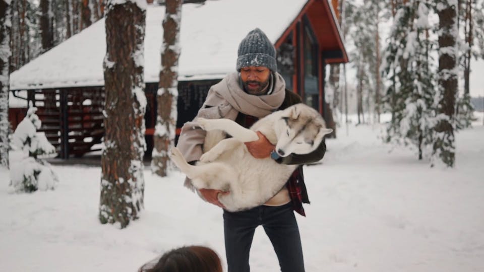 Cold Snow Nature Man