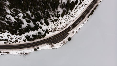 Aerial Photograph Of Road