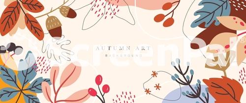 Autumn Background Vector Autumn Shopping Event Illustration Wallpaper With Hand Drawn Icons Set This Design Good For Banner Sale Poster Packaging Background And Greeting Card