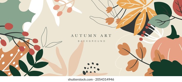 Autumn Background Vector Autumn Shopping Event Illustration Wallpaper With Hand Drawn Icons Set This Design Good For Banner Sale Poster Packaging Background And Greeting Card