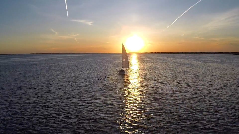 Sailboat Sailing During Sunset