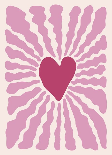 Heart Graphic Ornament Abstract