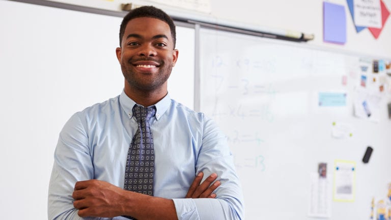 Teacher in the classroom